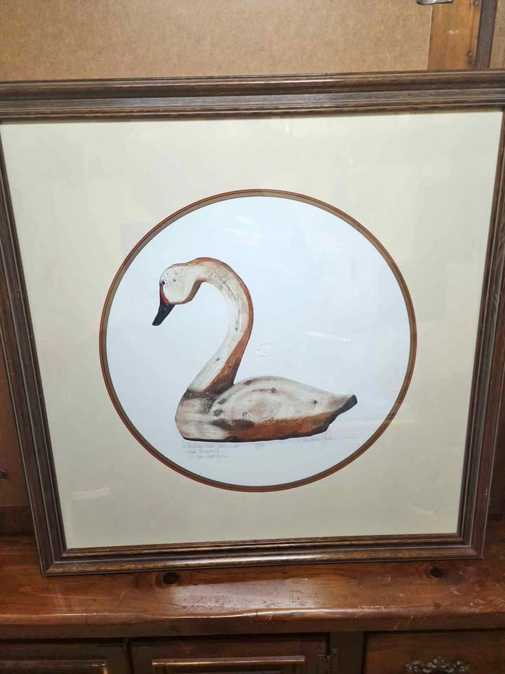 Ethan Allen Lawrence Snyder "Whistling Swan Decoy" Print #143/25
