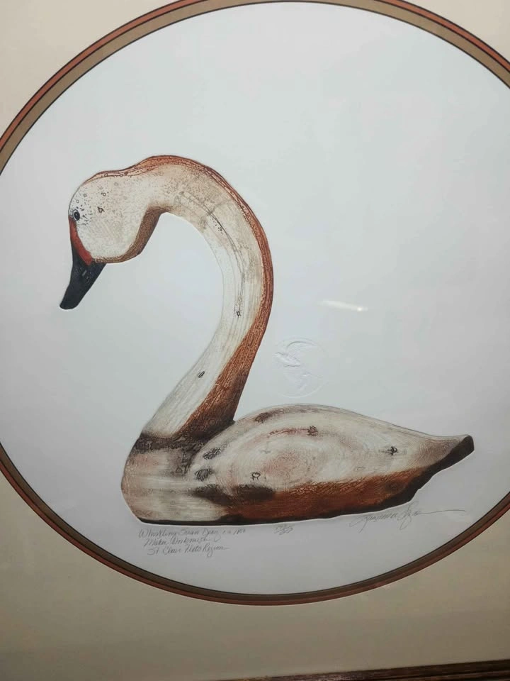 Ethan Allen Lawrence Snyder "Whistling Swan Decoy" Print #143/25 - photo 2