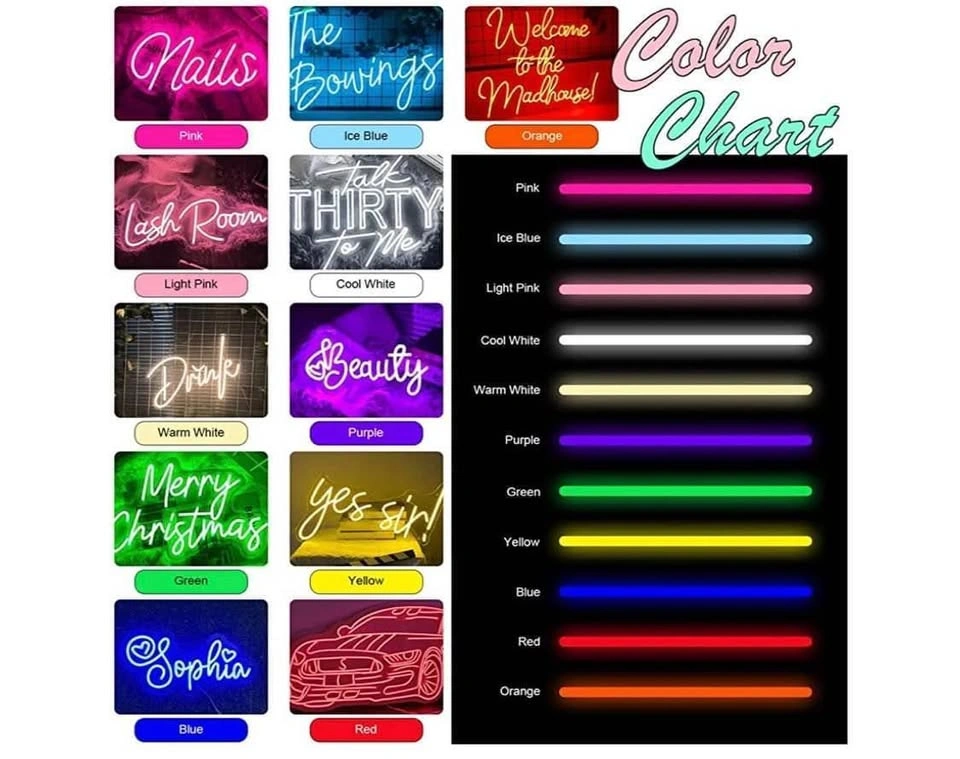 Custom neon light (words and logos, Please Pm for more info) - photo 2