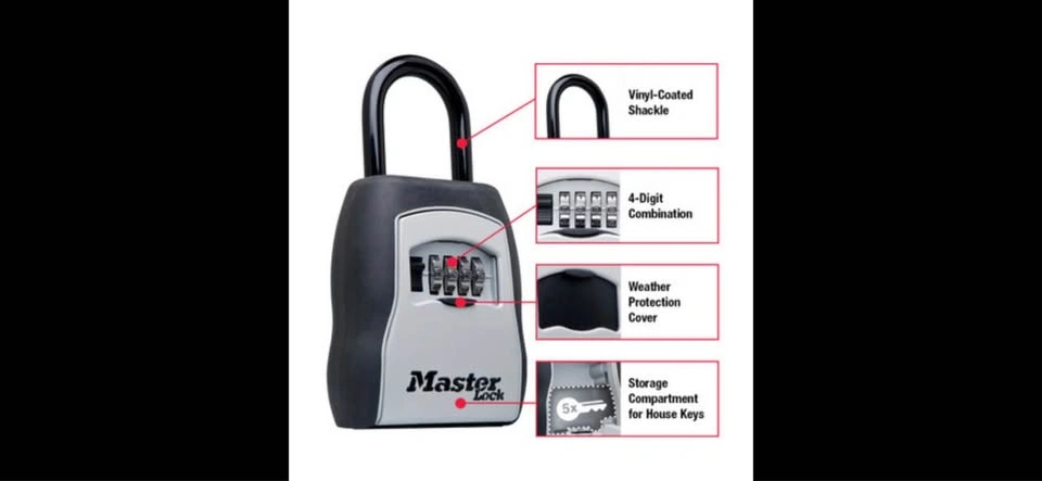 Master Lock Commercial Lockbox - Resettable 4 Digit Code - photo 2