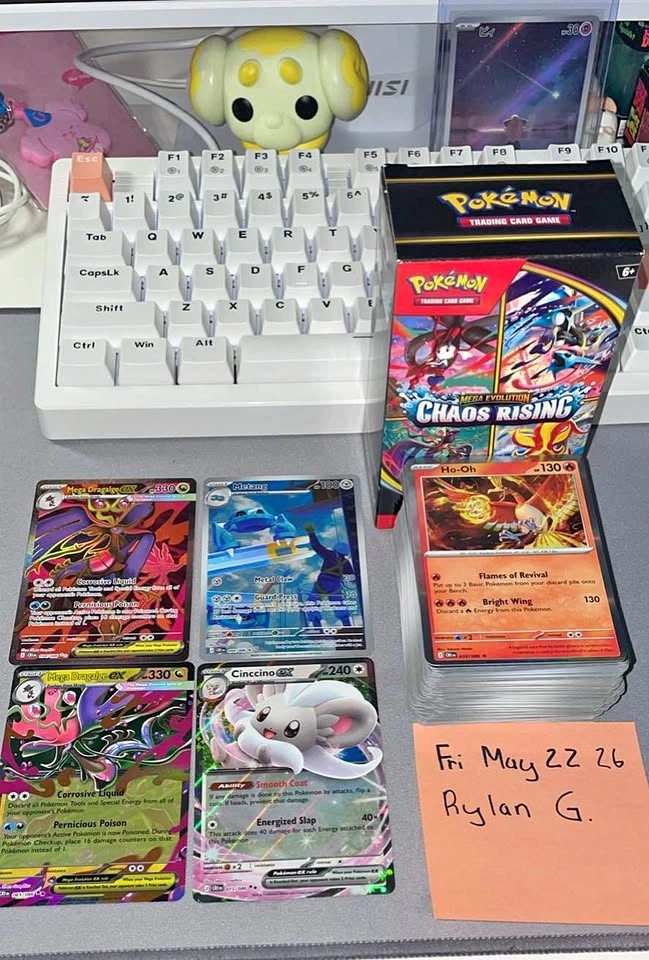 Pokemon Mega Evolution Chaos Rising Cards Mini Lot (Exs, IR)