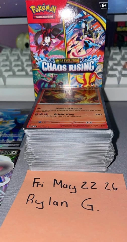Pokemon Mega Evolution Chaos Rising Cards Mini Lot (Exs, IR) - photo 3