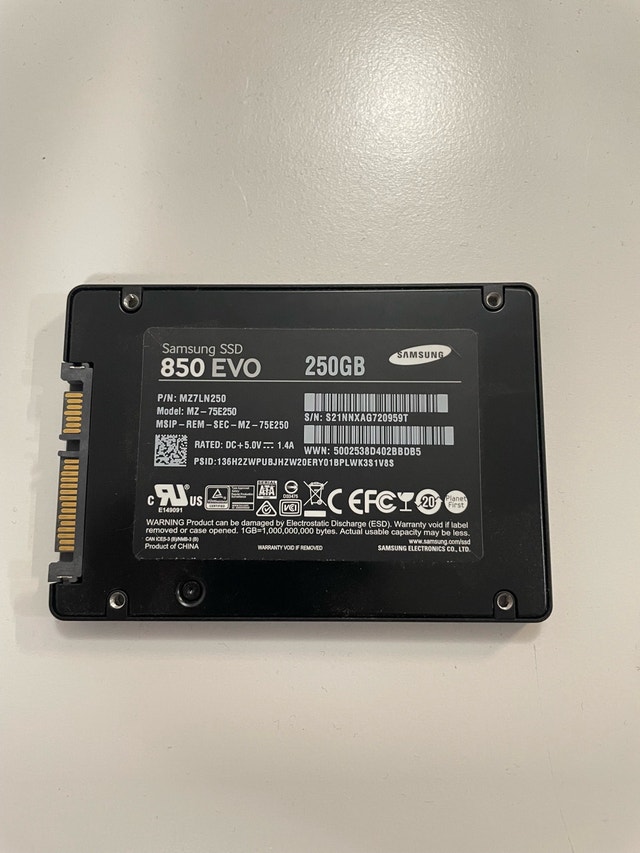 Samsung 850 Evo 250GB SSD - photo 2
