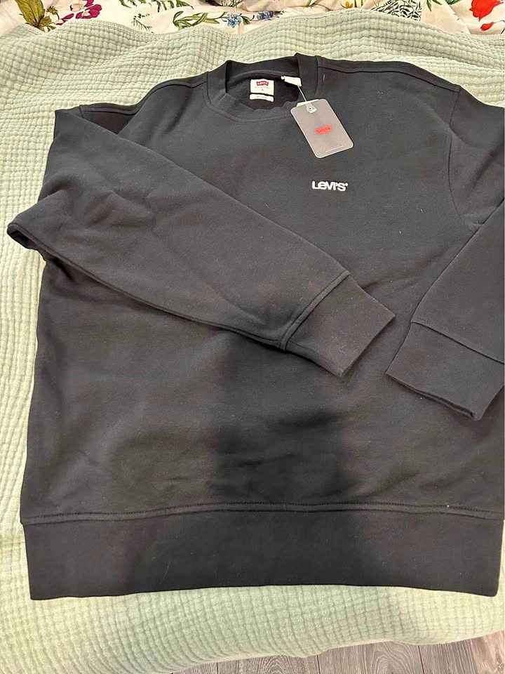 Levi’s New Black Sweatshirt S Relaxed Fit