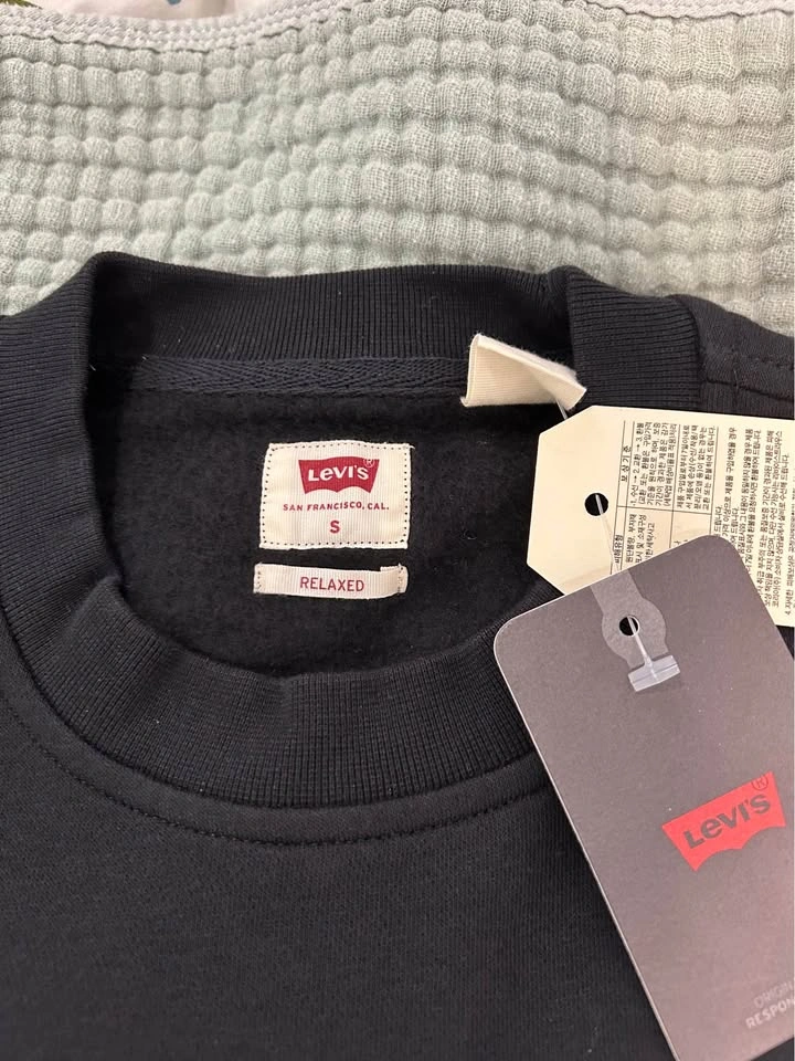 Levi’s New Black Sweatshirt S Relaxed Fit - photo 2