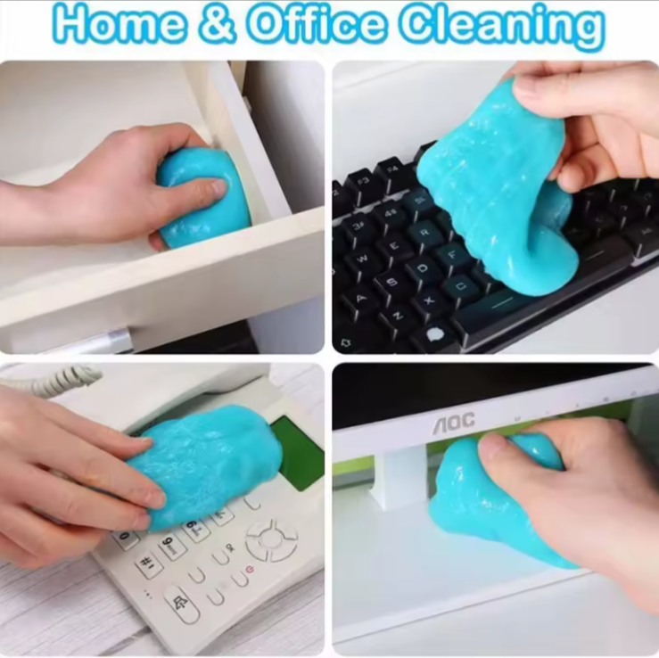 Car Cleaning Gel Slime Keyboard Dust Cleaner - photo 4