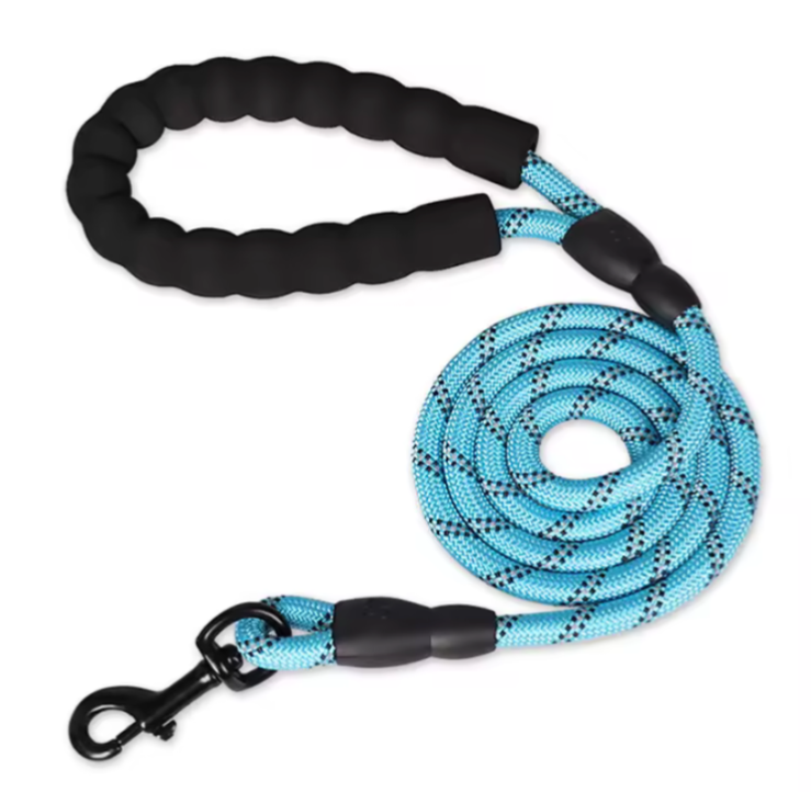 Strong Nylon Dog Leash Soft Handle for Small Medium Large Dogs