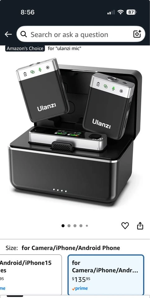 Ulanzi Wireless Microphone Set – Perfect for iPhone, Android & C - photo 4