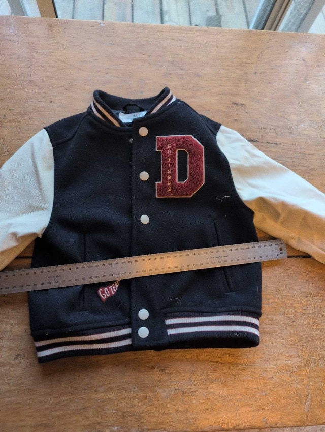 H&M Varsity Jacket Youth 2-4A