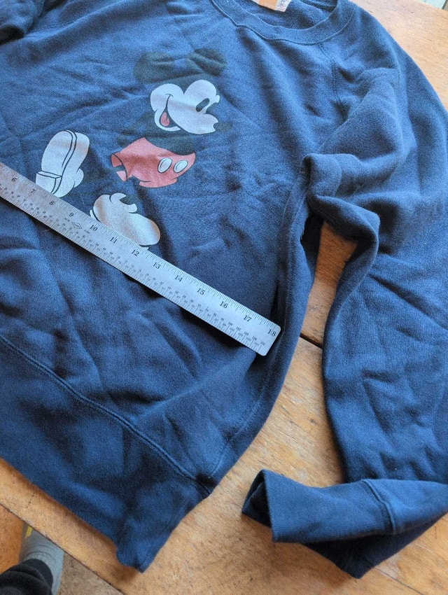 Uniqlo Mickey Sweatshirt Medium Blue - photo 3