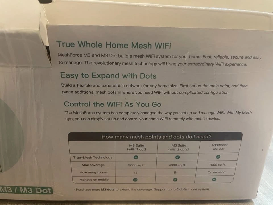 MeshForce M3 Mesh WiFi Router Replacement - photo 2