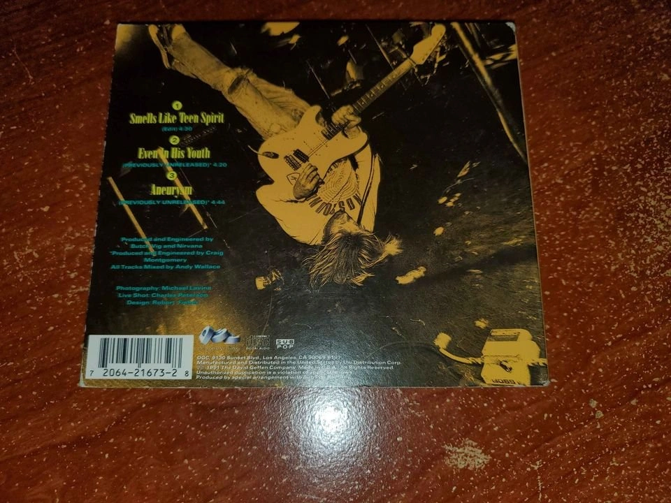 Nirvana CD Single - Smells Like Teen Spirit - photo 3