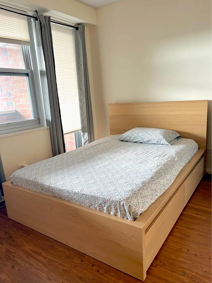 MALM High Bed Frame with 2 Large Storage Drawers - Full Size - photo 3