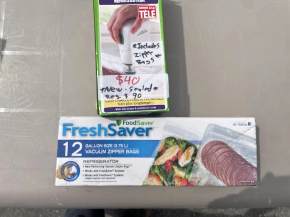 New Vacuum Sealer & Bags