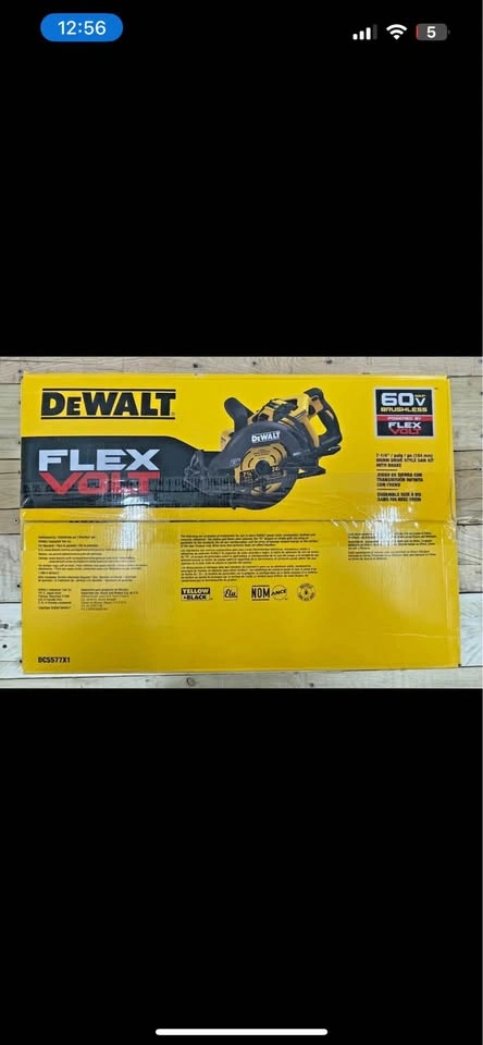 DEWALT DCS577 FLEXVOLT REAR HANDLE CIRCULAR SAW - photo 2