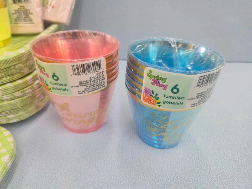 108 9x9 Paper Plates, 28 Tumblers, 54 Napkins Set - photo 5