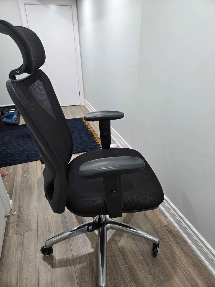 Ergonomic Mesh Office Chair with Headrest & Adjustable Armrests - photo 2
