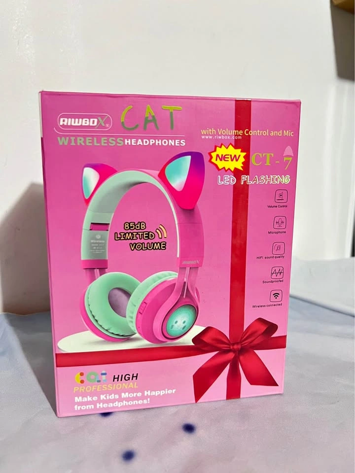 Cat Ear Bluetooth Headphones