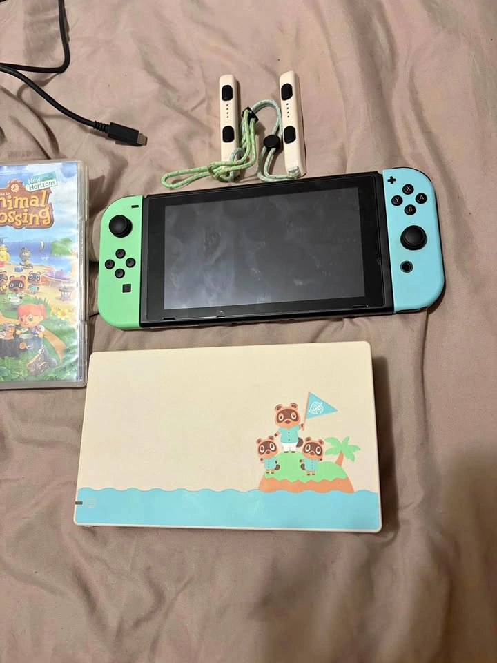 Nintendo Switch Animal Crossing Edition Console Bundle