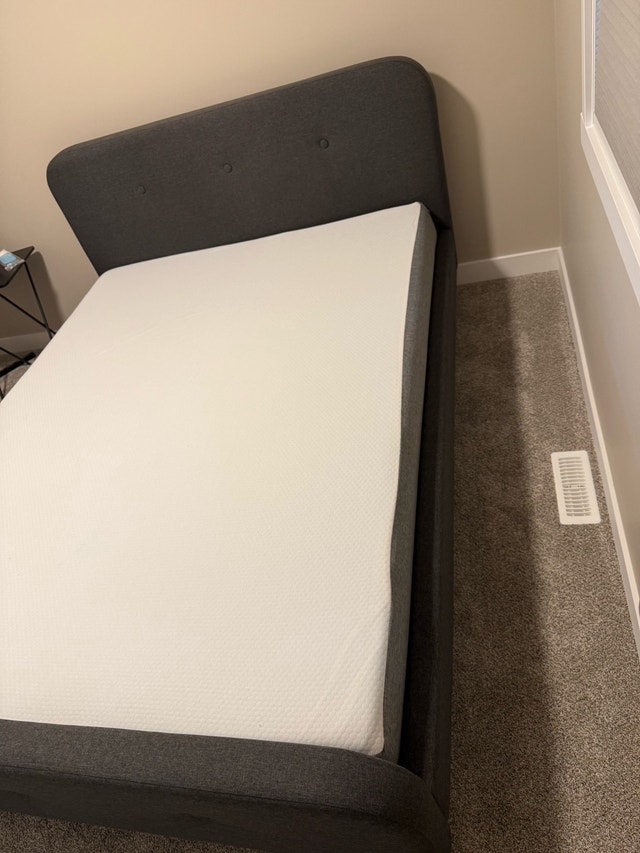 Queen Bed Frame and Mattress - photo 2