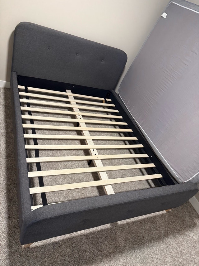 Queen Bed Frame and Mattress - photo 3