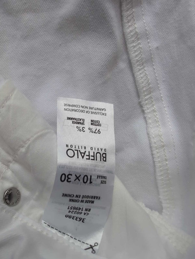 Buffalo David Bitton Pants Size 10x30 White - photo 3