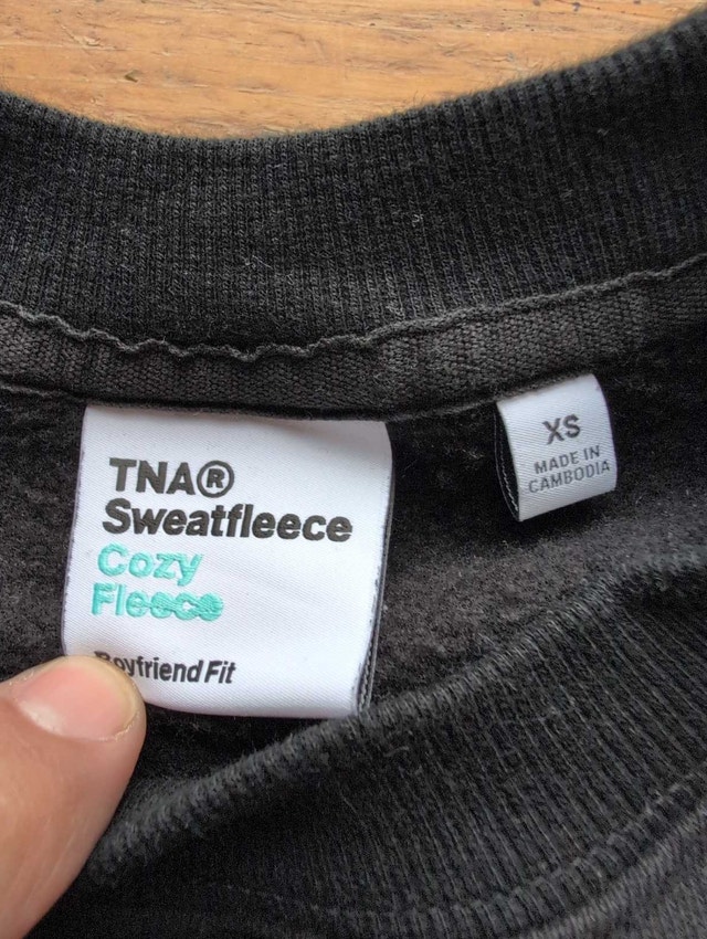 TNA Sweatshirt black xs extra small - photo 3