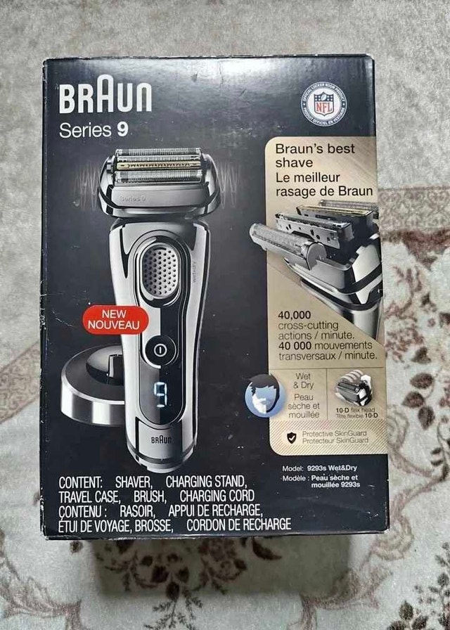Braun Series 9 9293s Electric Shaver with Stand