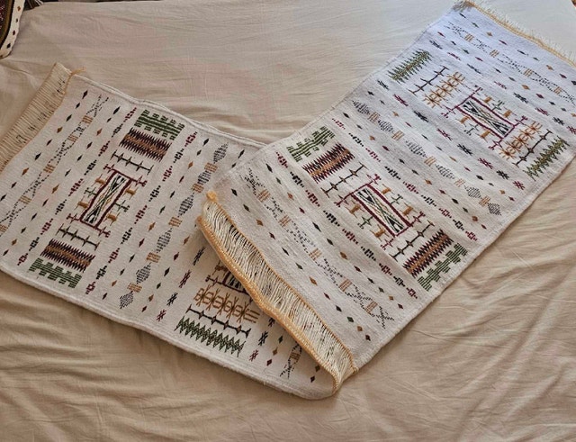 3 New Handmade Berber Rugs - 91x51cm, Amazigh Style