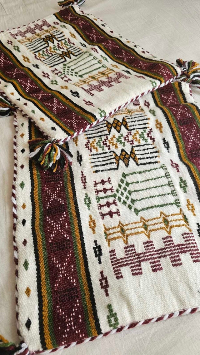 2 Handmade Berber Cushion Covers 40x60cm Boho Style - photo 4