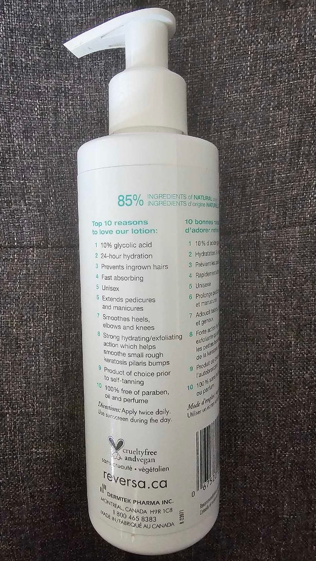 Reversa Smoothing Body Lotion - 10% Glycolic Acid - New - photo 5