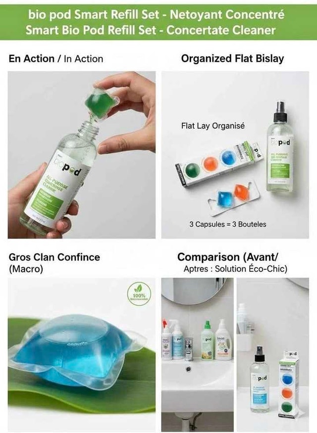 Smart Biopod Concentrated Cleaner Refills (3-Pack)