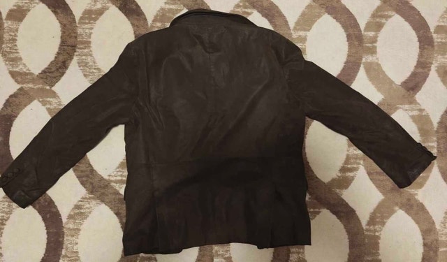 Angelo Litrico Leather-Look Blazer Jacket - Size L - photo 3