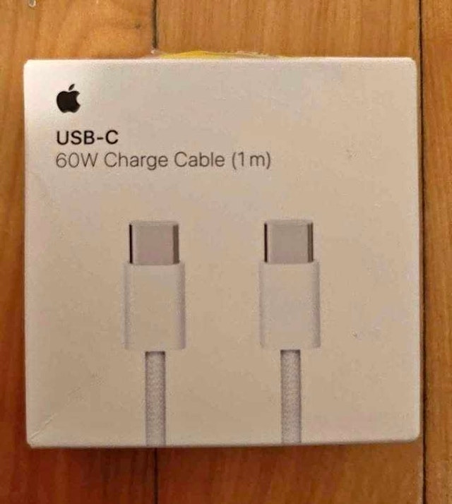 Apple USB-C 60W Charge Cable 1m