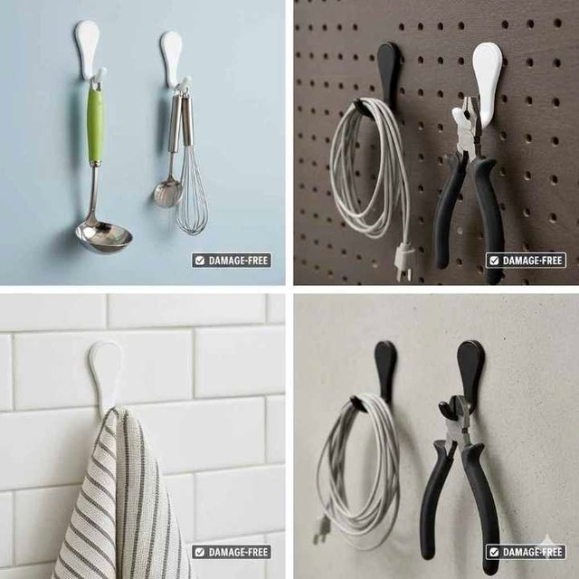 3M Command Adhesive Hooks - Damage-Free