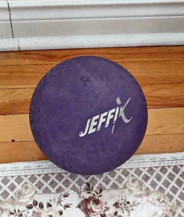 Purple JEFFIX Playground Ball for Kids' Games