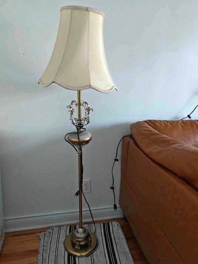 Lampe vintage Hollywood Regency / Vintage Hollywood Regency Lamp