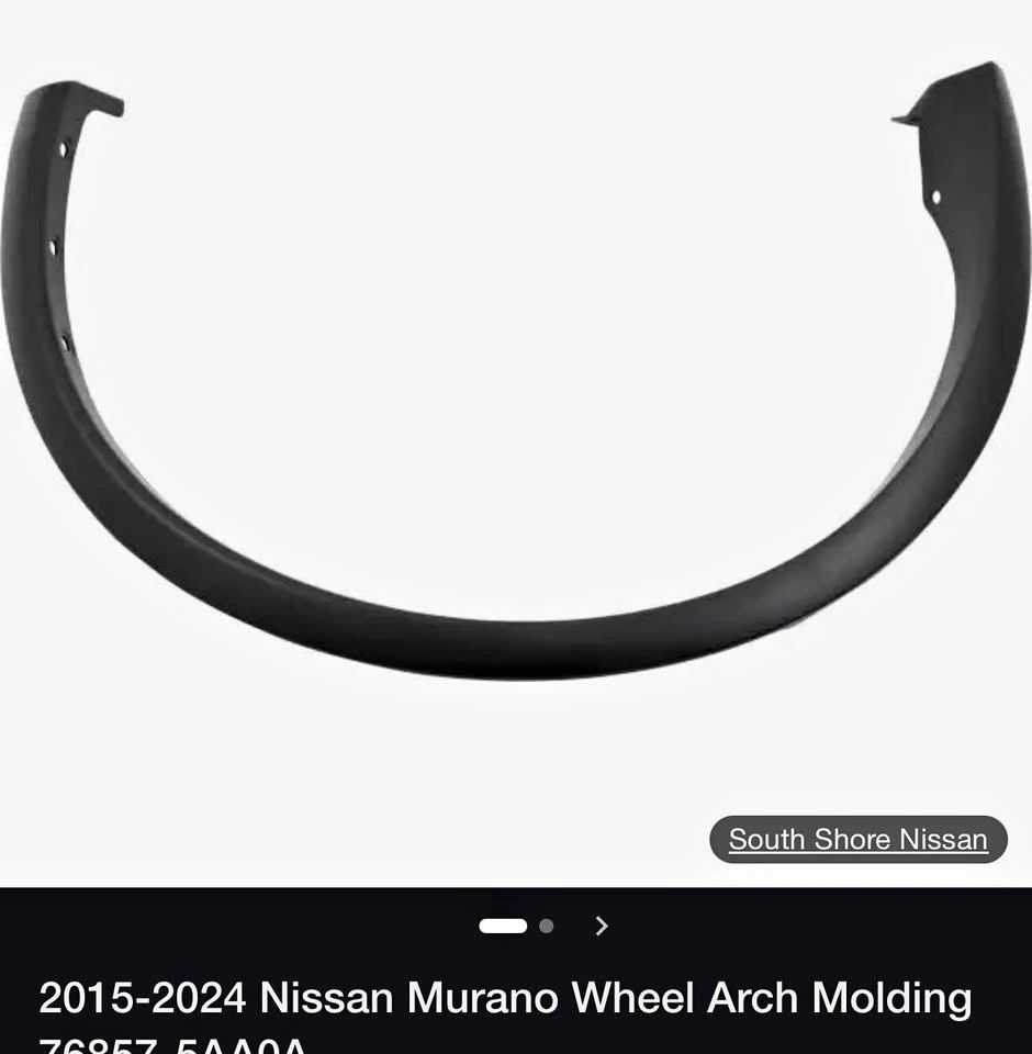 2015-2021 Nissan Murano Right Front Wheel Opening Moulding
