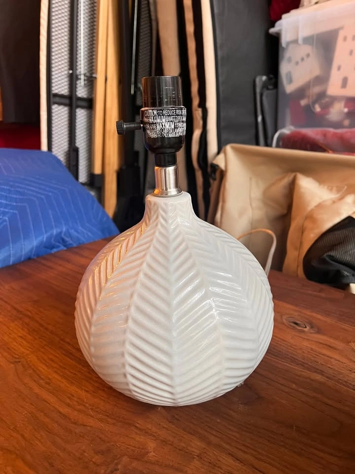 2 Chevron Lamp Bases (Bases Only) - photo 3