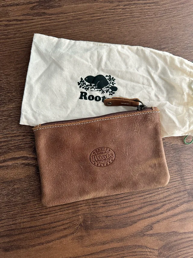Roots Leather Tribe Pouch, 7”x4” thumbnail