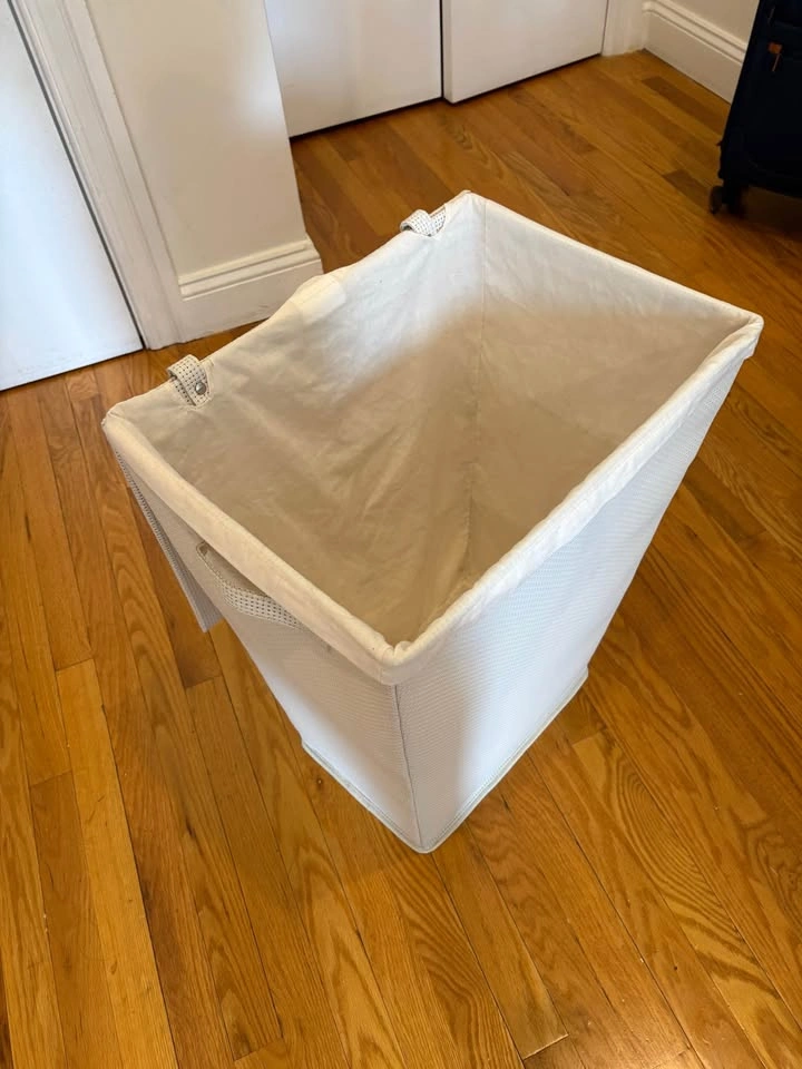 White laundry basket - photo 3