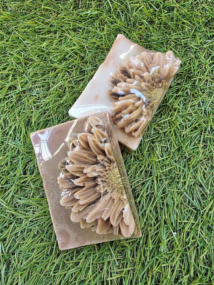 Coffee Cacao Flower Soap