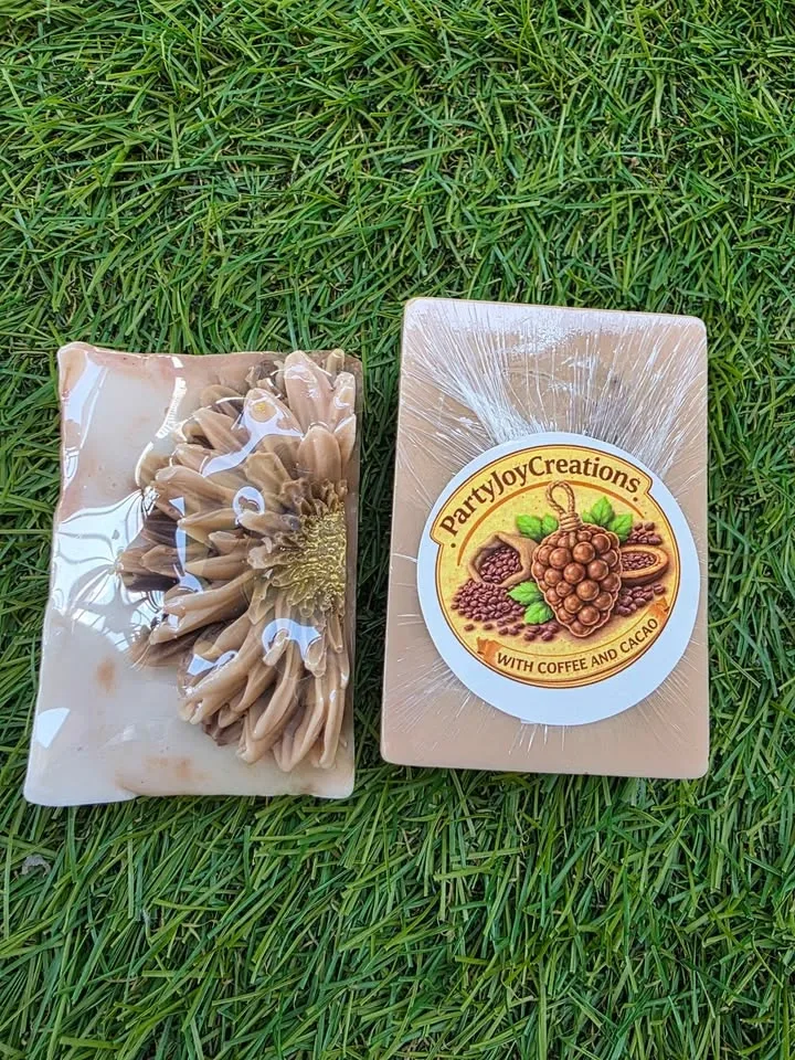 Coffee Cacao Flower Soap - photo 3
