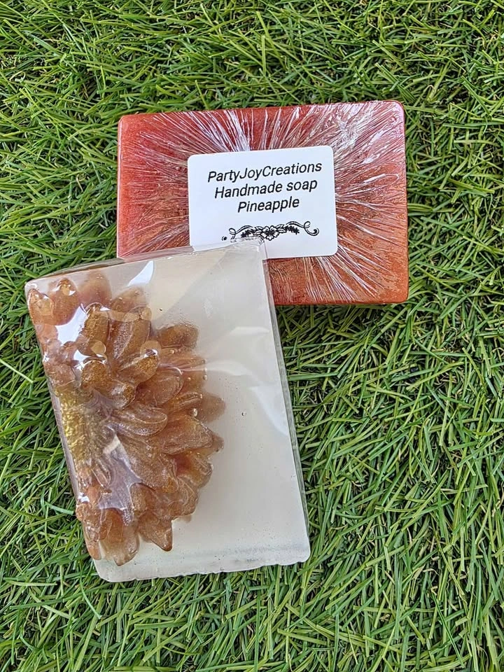 Handmade Soap Pineapple and Flower