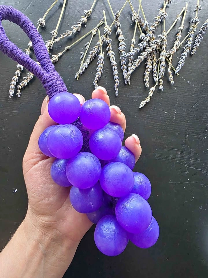 Purple Grape Shape Soap Lavender