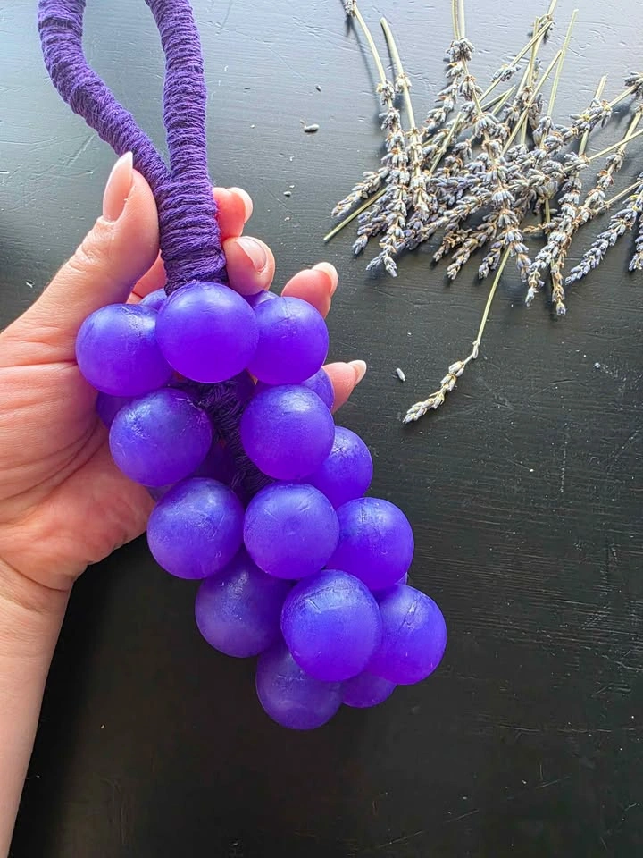 Purple Grape Shape Soap Lavender - photo 3