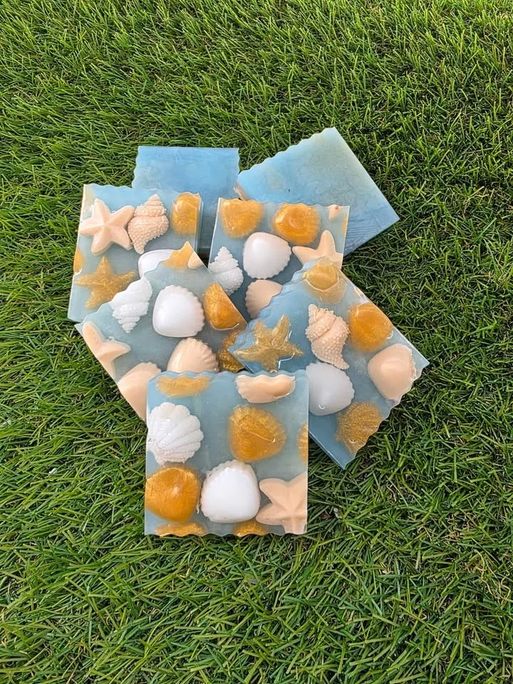 Ocean themed seashell starfish soaps - photo 4