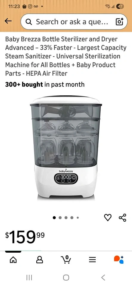 Baby Brezza Sterilizer