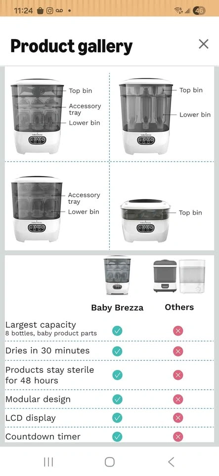 Baby Brezza Sterilizer - photo 3