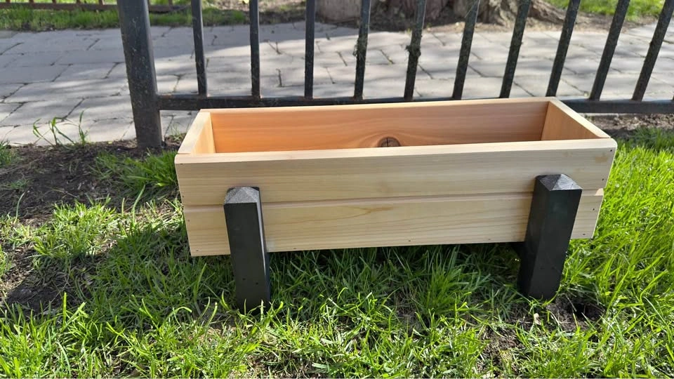 Cedar Planter Box with Legs
